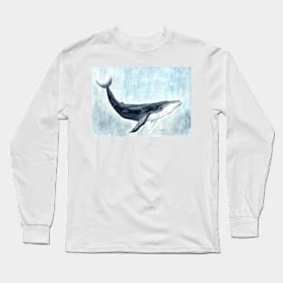 Whale power animal Long Sleeve T-Shirt